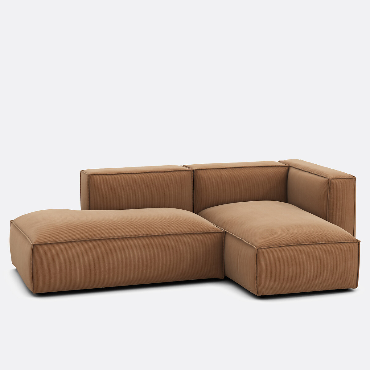 LA REDOUTE INTERIEURS<br>Sofá retangular de veludo cotelê Seven