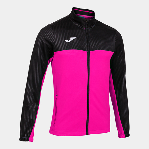 Jaqueta Joma Montreal Rosa Fluorescente Preta