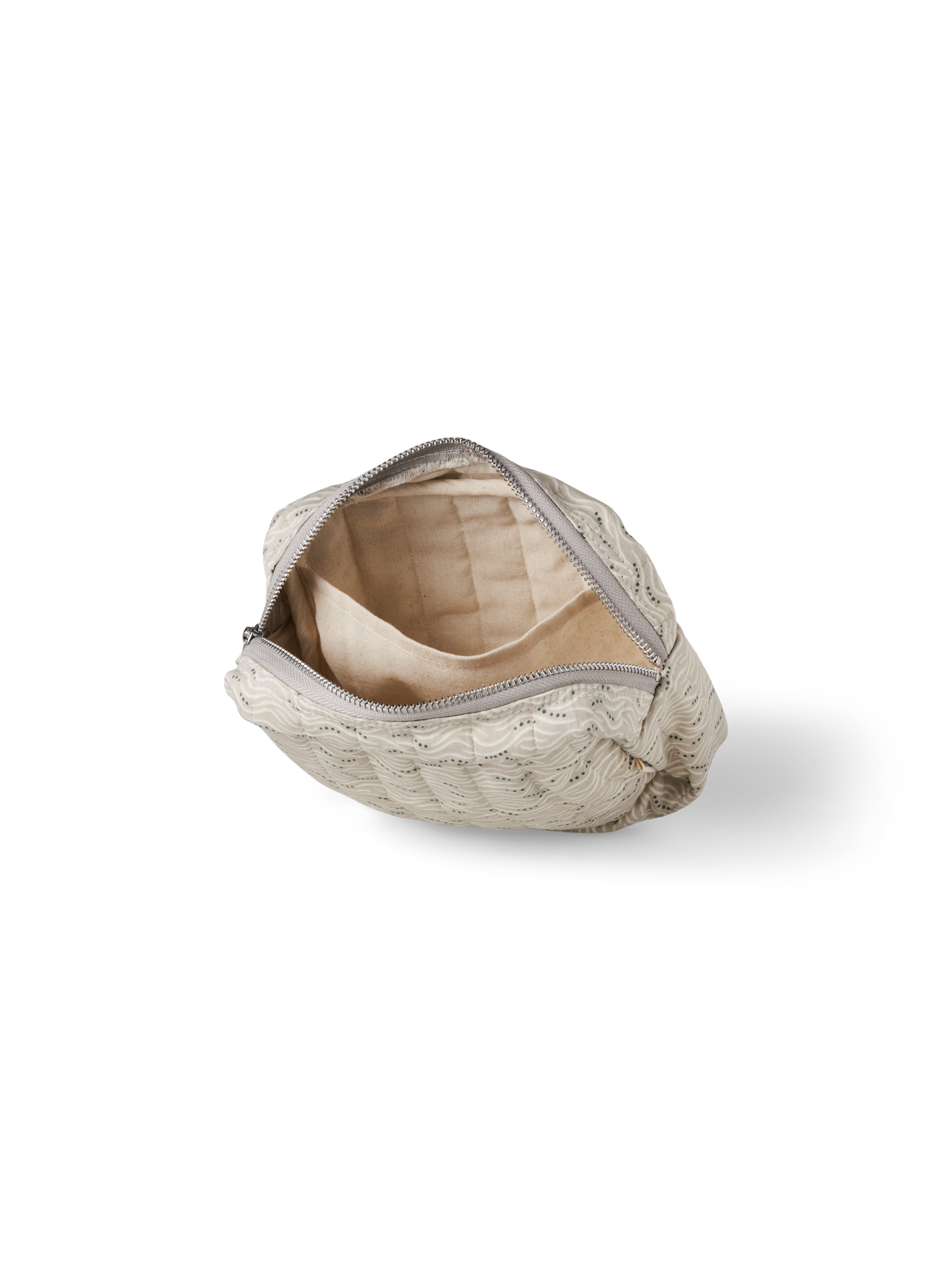 Kosmetikpung | Bomuld/polyester. 18 x 8 x 14 cm. | Warm Grey