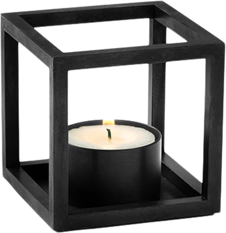 Audo Copenhagen Kubus T, Candle Holder, Black Black