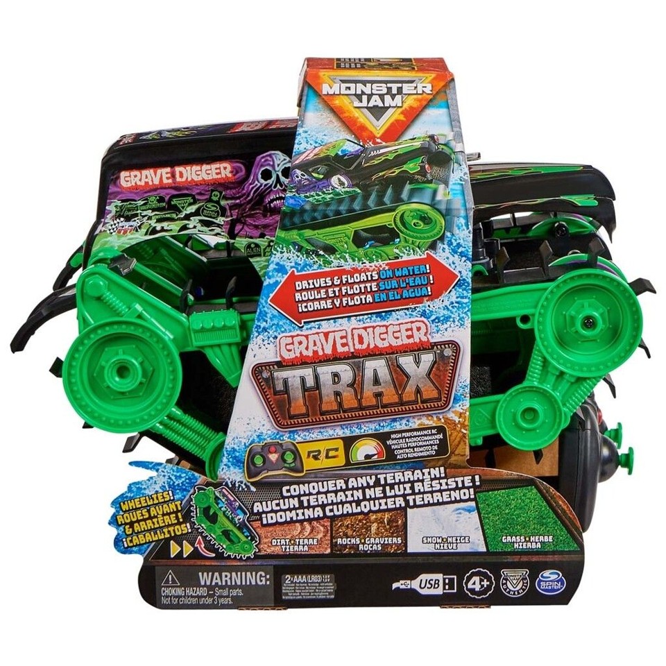 Monster Jam - Grave Digger Trax - Fjernstyret bil
