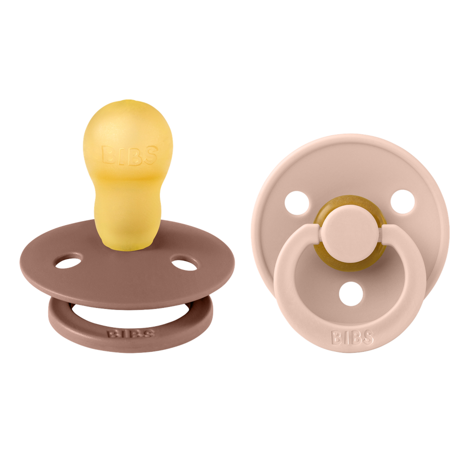 BIBS - Pacifier Colour 2 PAK - Woodchuck/Blush & Sage/Cloud - Str 3