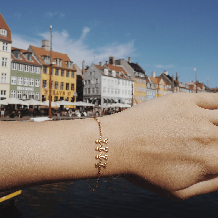 ByBiehl Together Family 4 bracelet - GP Sølv