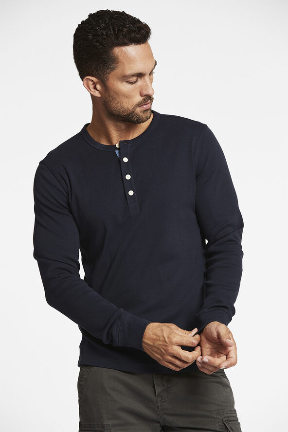Lindbergh Solid granddad L/S Blå