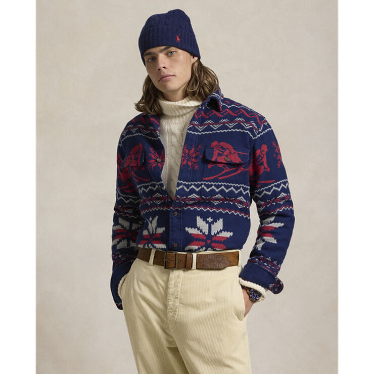 Polo Ralph Lauren FLANNEL JACQUARD-CLMATS 6564 holiday ski jacquard