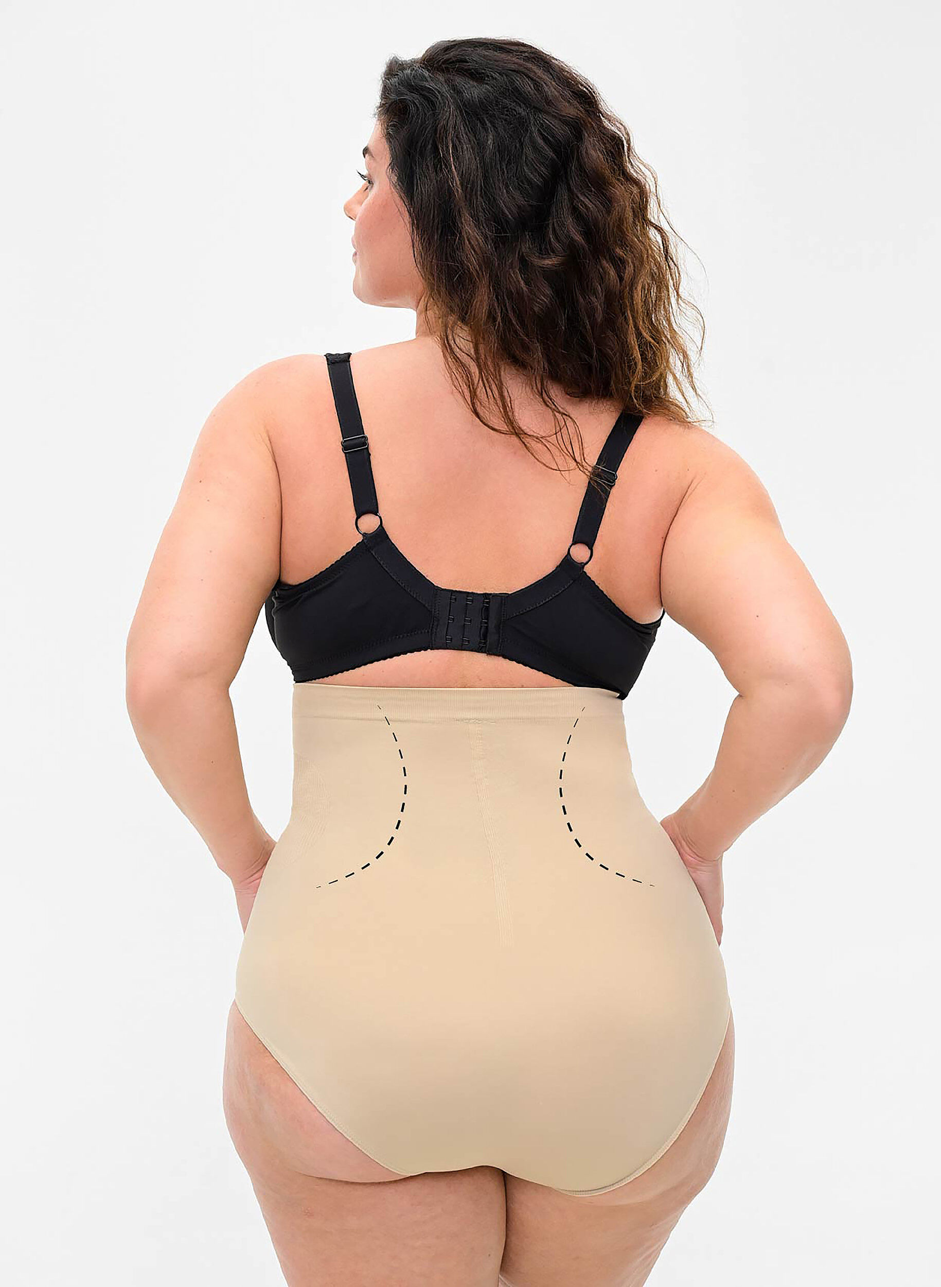 Højtaljet shapewear trusse
