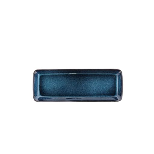 Bitz Serveringsfad, Sort/Mørk Blå, 14x38 cm