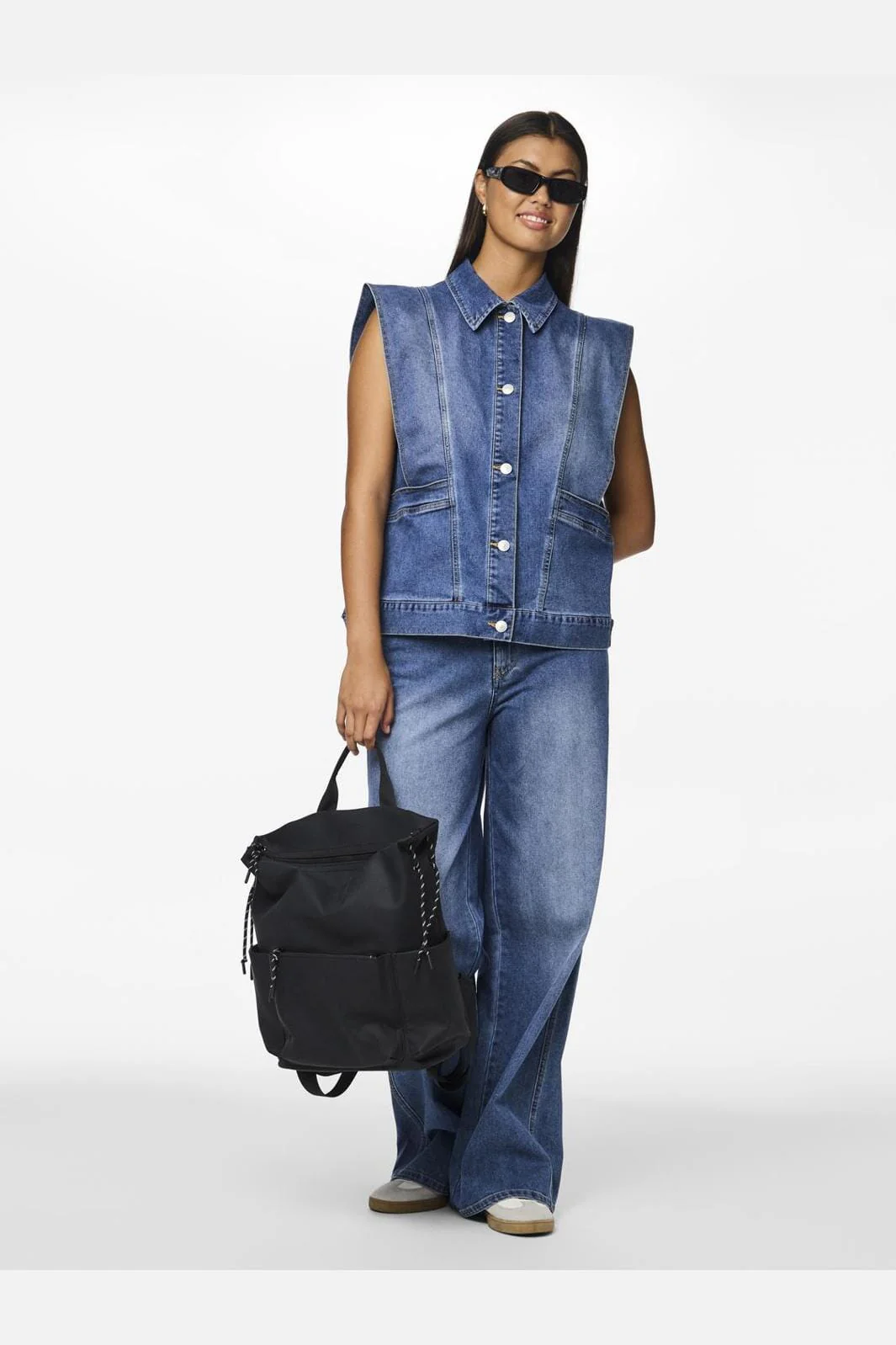 Pieces Pcfemma Wide Denim Jeans Fsy