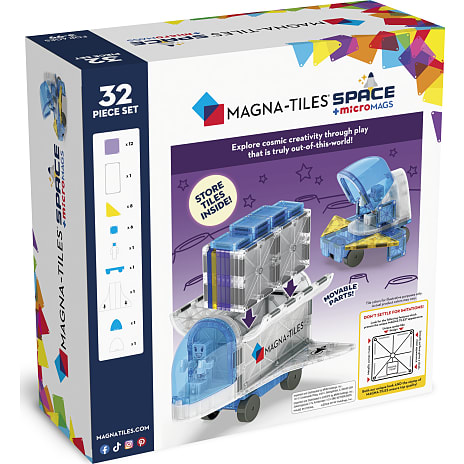 Magna-Tiles rumraket - 32 dele