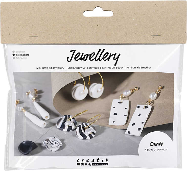Creativ Company Mini DIY Kit Smykker, Øreringe