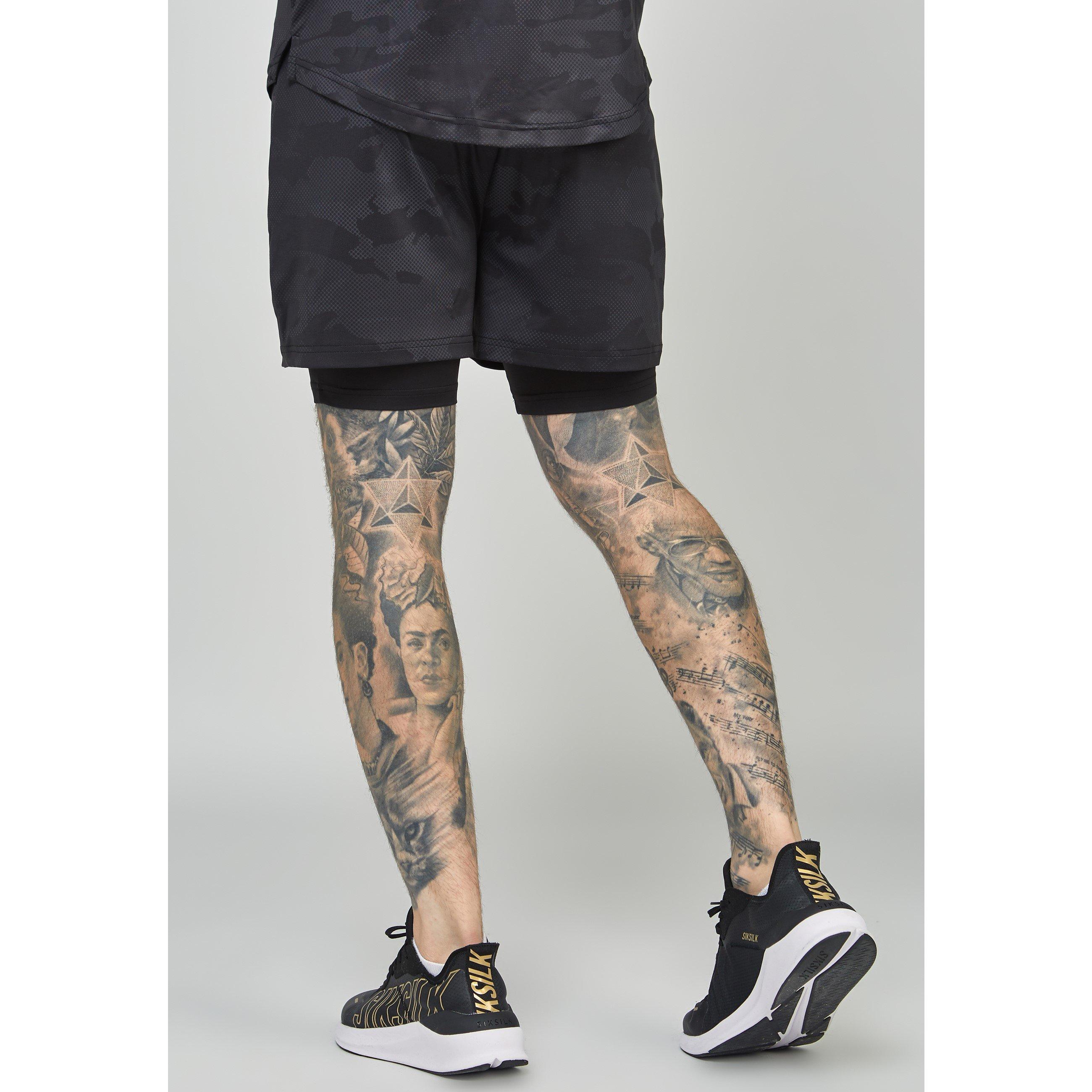 SikSilk Dual Shorts Sn99