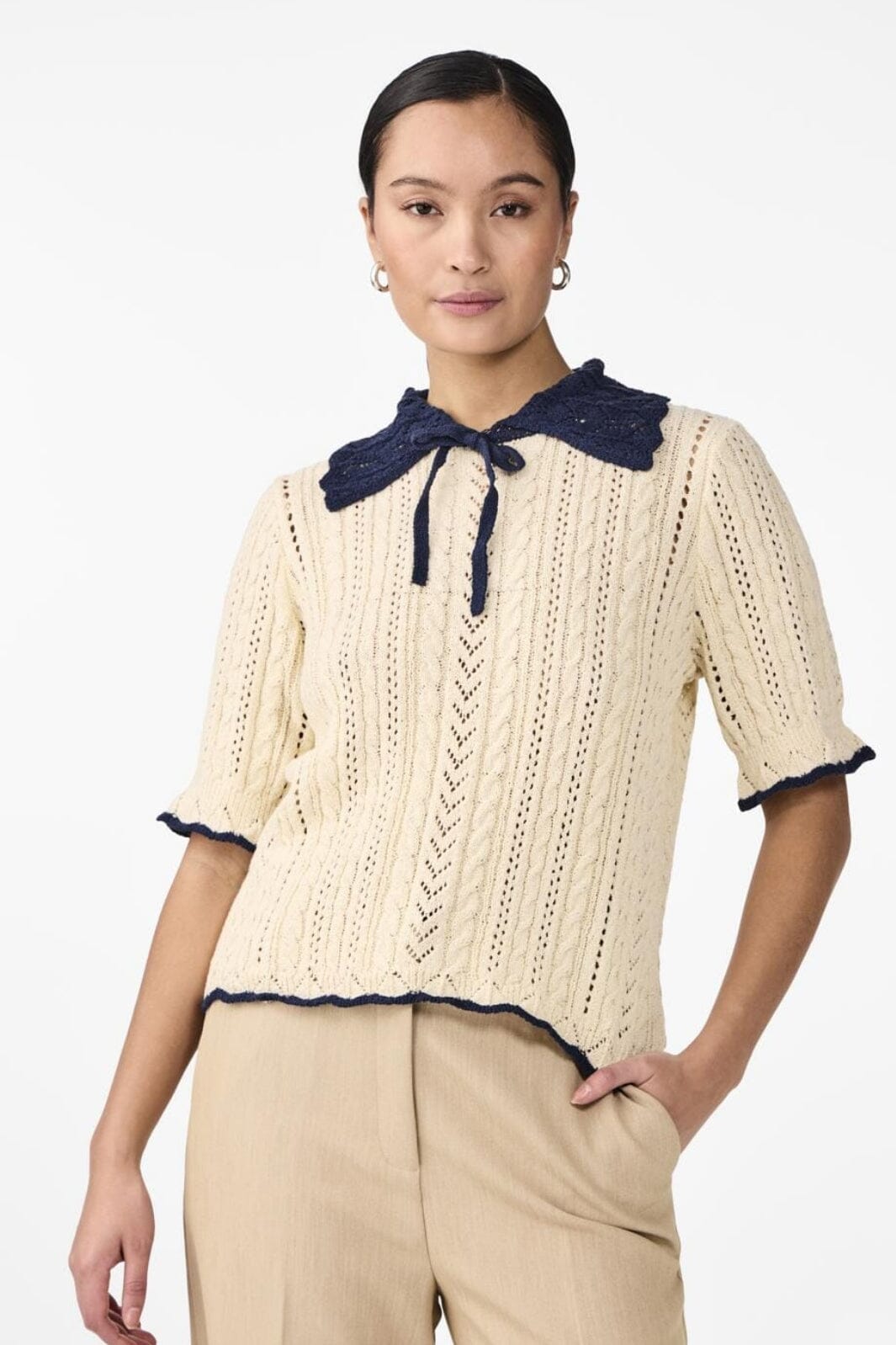 Y.A.S Yasevia Ss Knit Top
