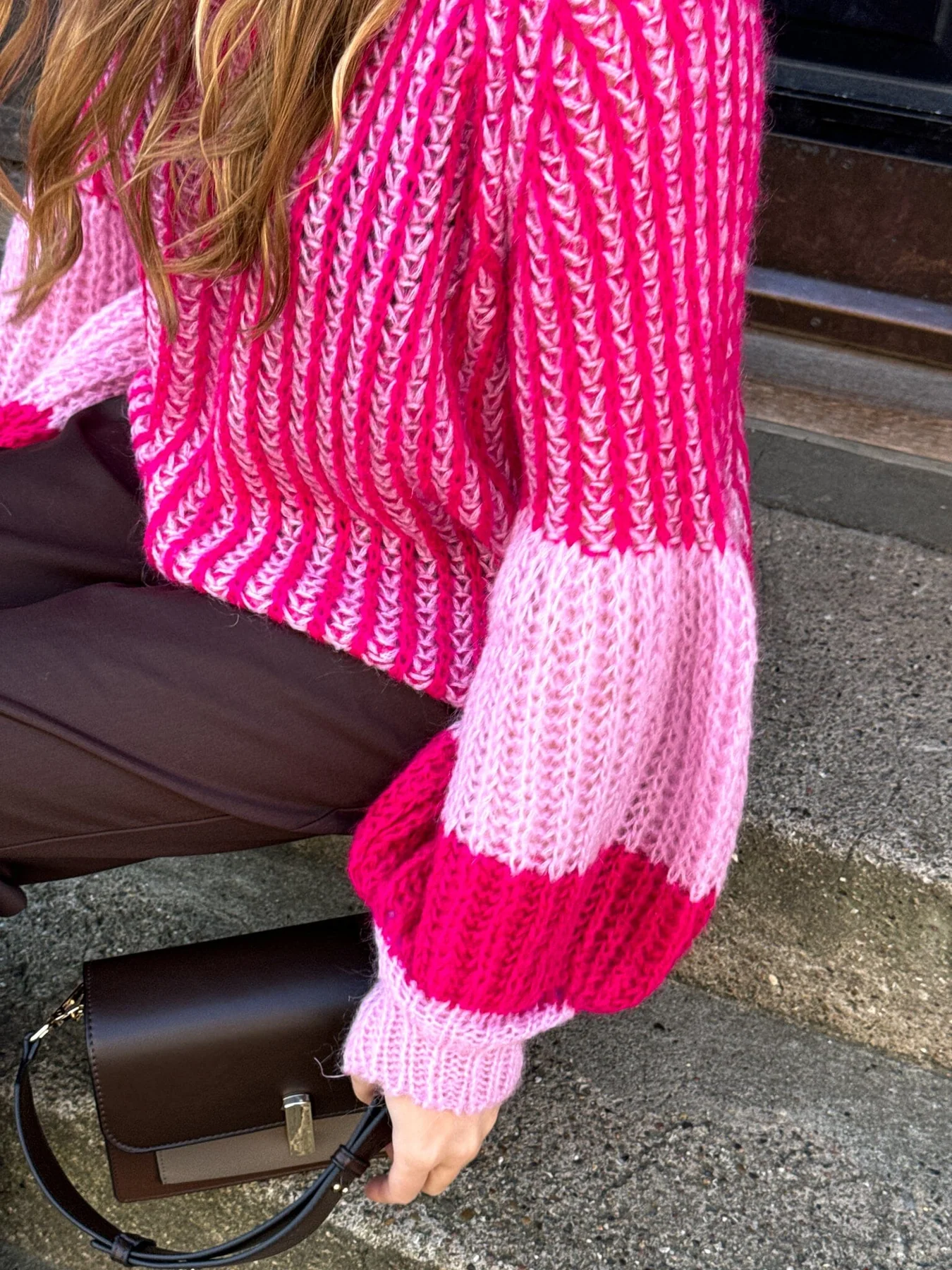 Noella Liana Knit Sweater 1035 pink bubblegum