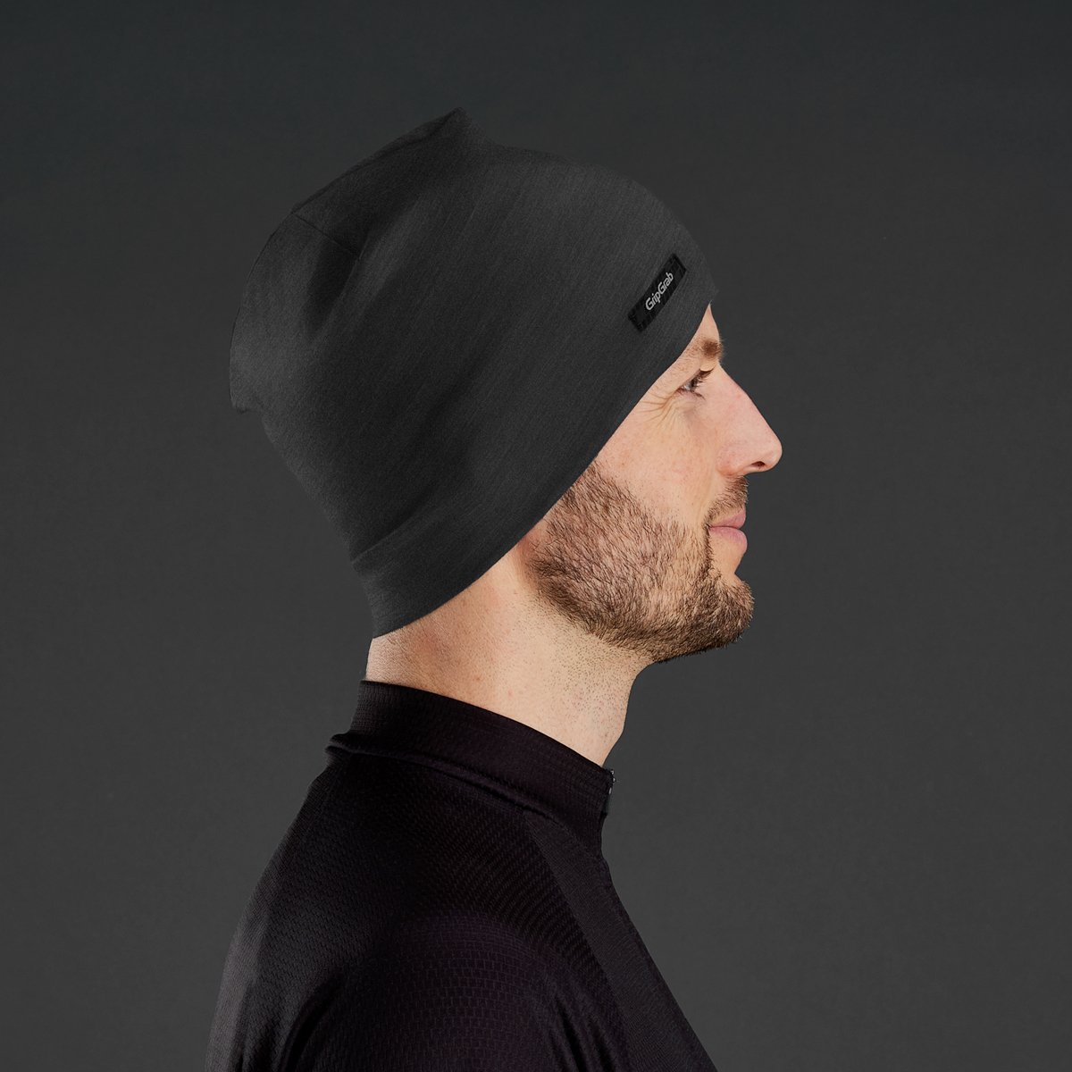 GripGrab Merino Beanie Hue Sort