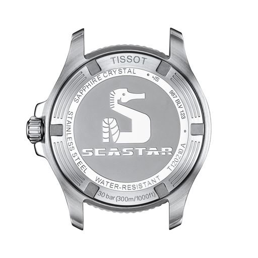 Tissot Seastar 1000 T120.210.22.051.00 Dameur, Steel/Black, 36 mm
