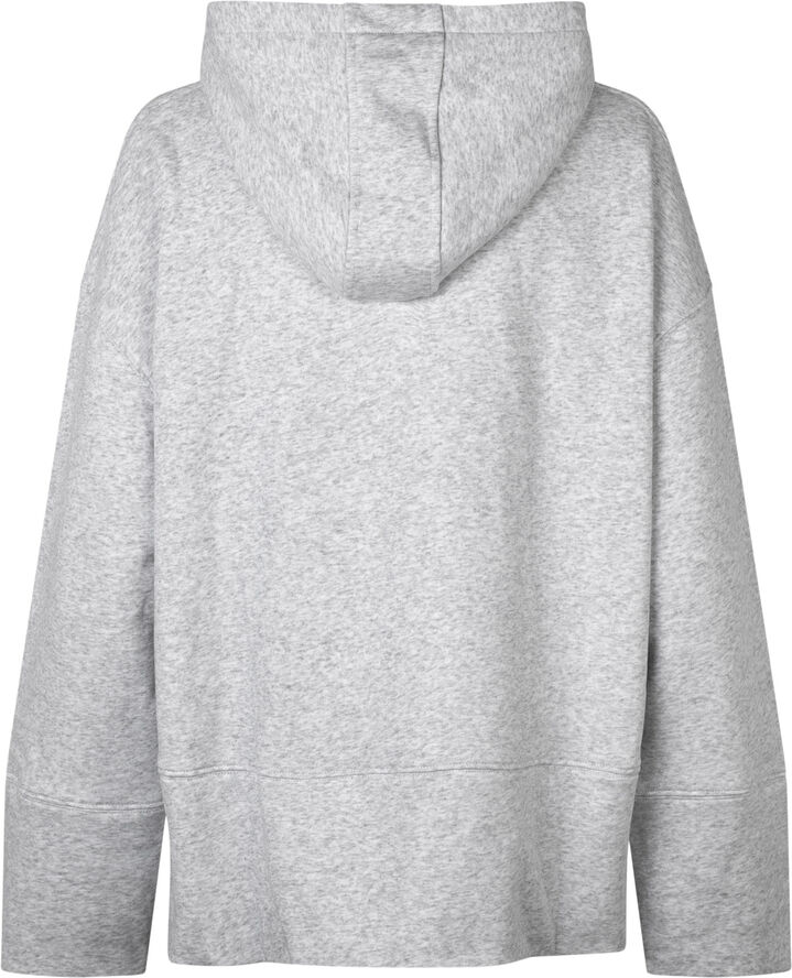 Second Female Abadell Sweat Hoodie Light grey melange
