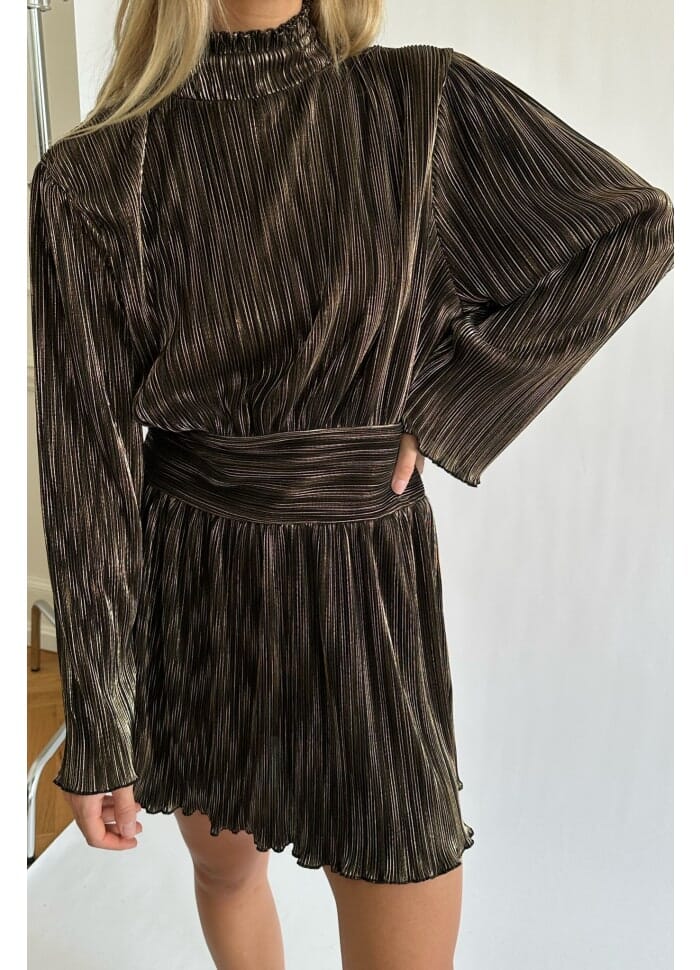 BYIC Thelmaic Dress gb gold black