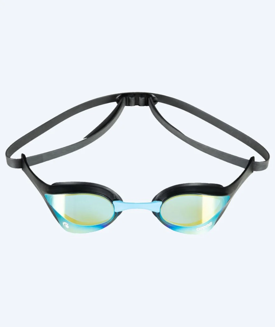 Arena Elite svømmebriller - Cobra Ultra SWIPE Mirror - Sort/blå
