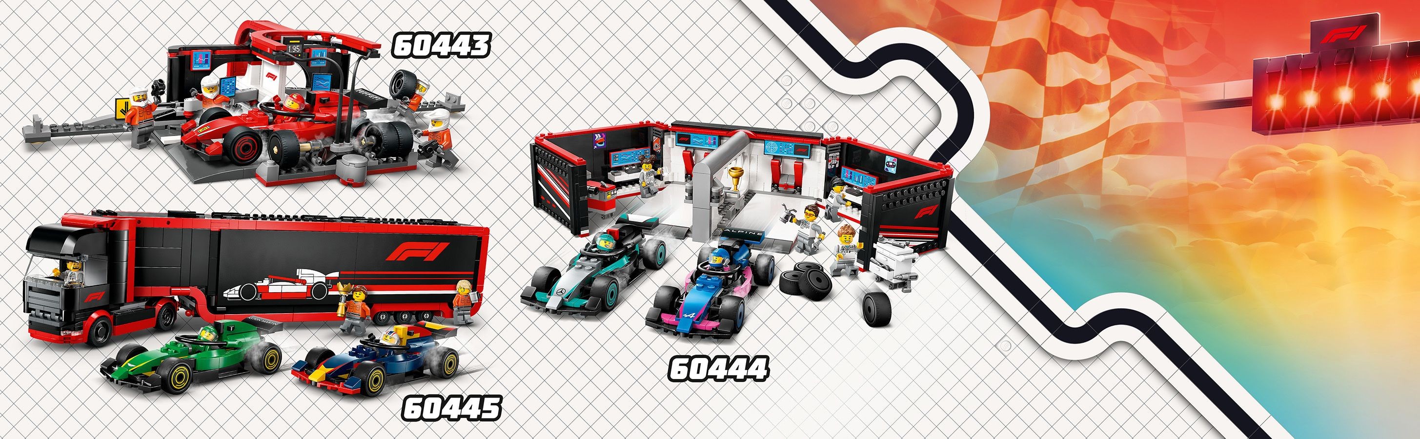 LEGO - LEGO City - F1®-kører med McLaren-racerbil (60442)