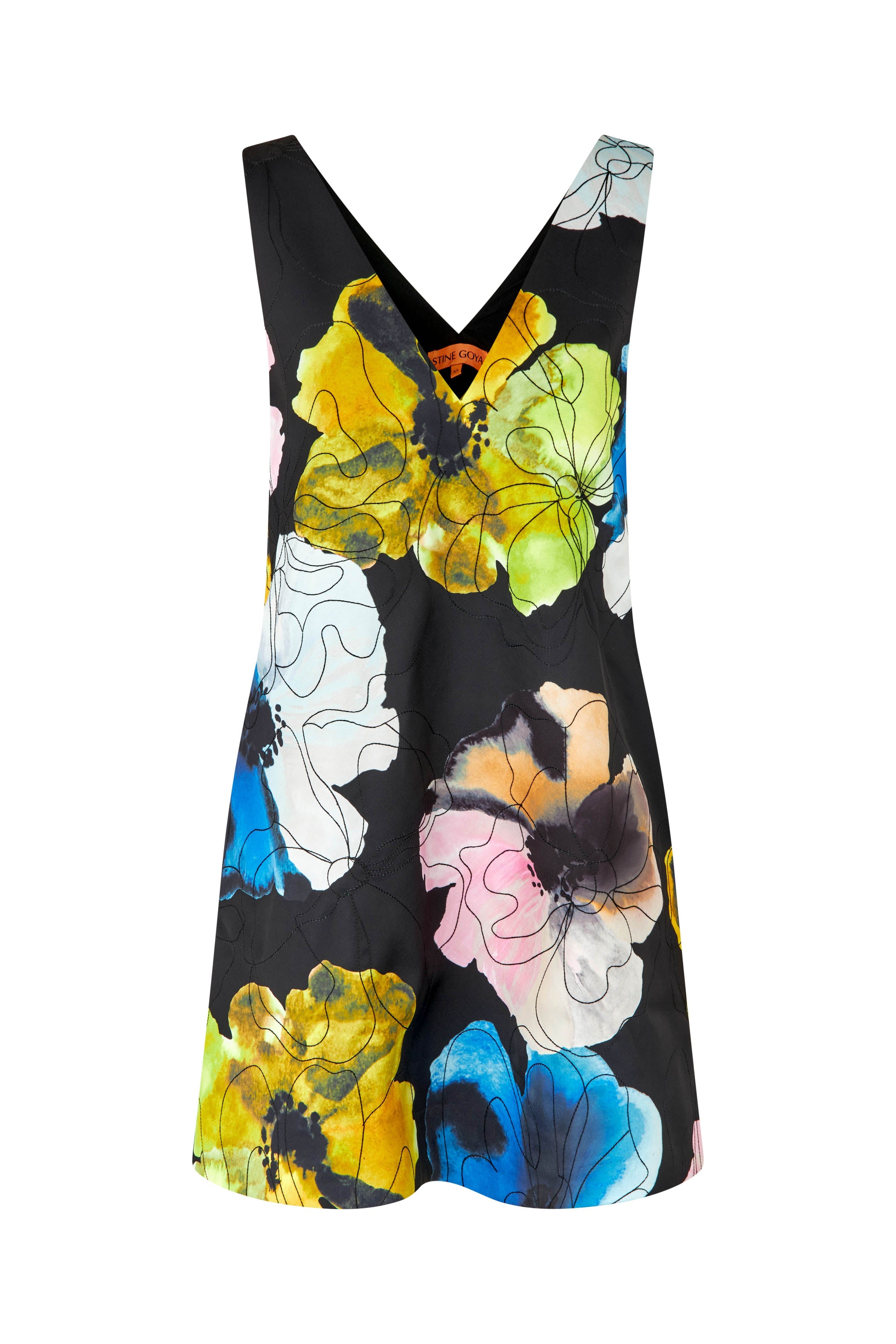 Stine Goya  Mini kjole - Water Col. Bloom