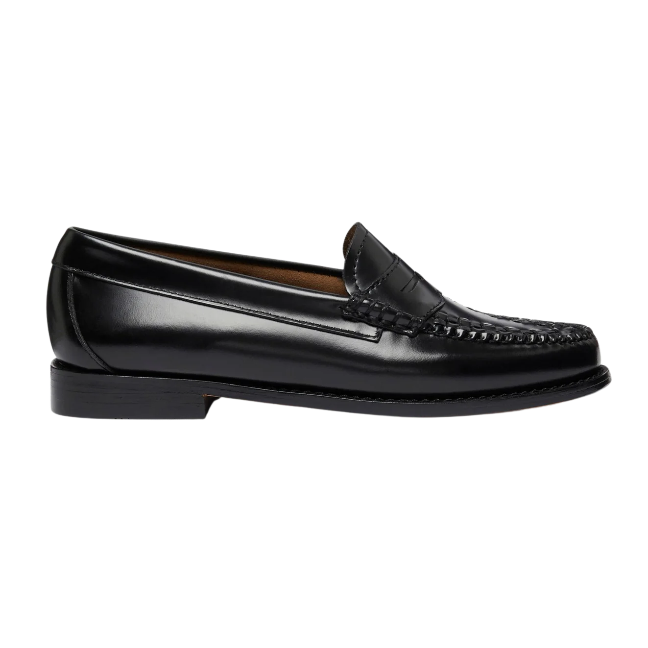 G.H BASS  Weejun Penny Weave loafers - Black Leather