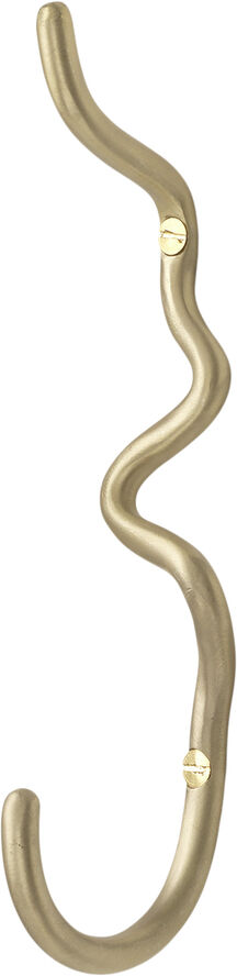 ferm LIVING Curvature Hook - Brass Brass