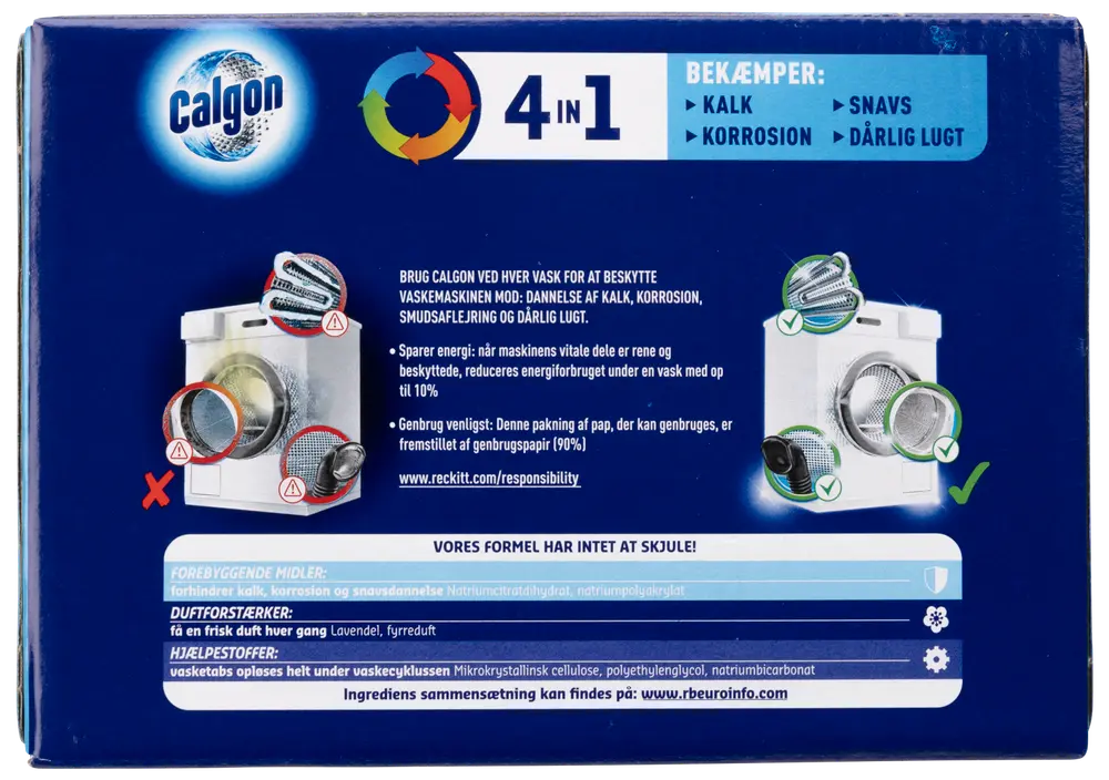 Calgon Power Vasketabs 4-i-1