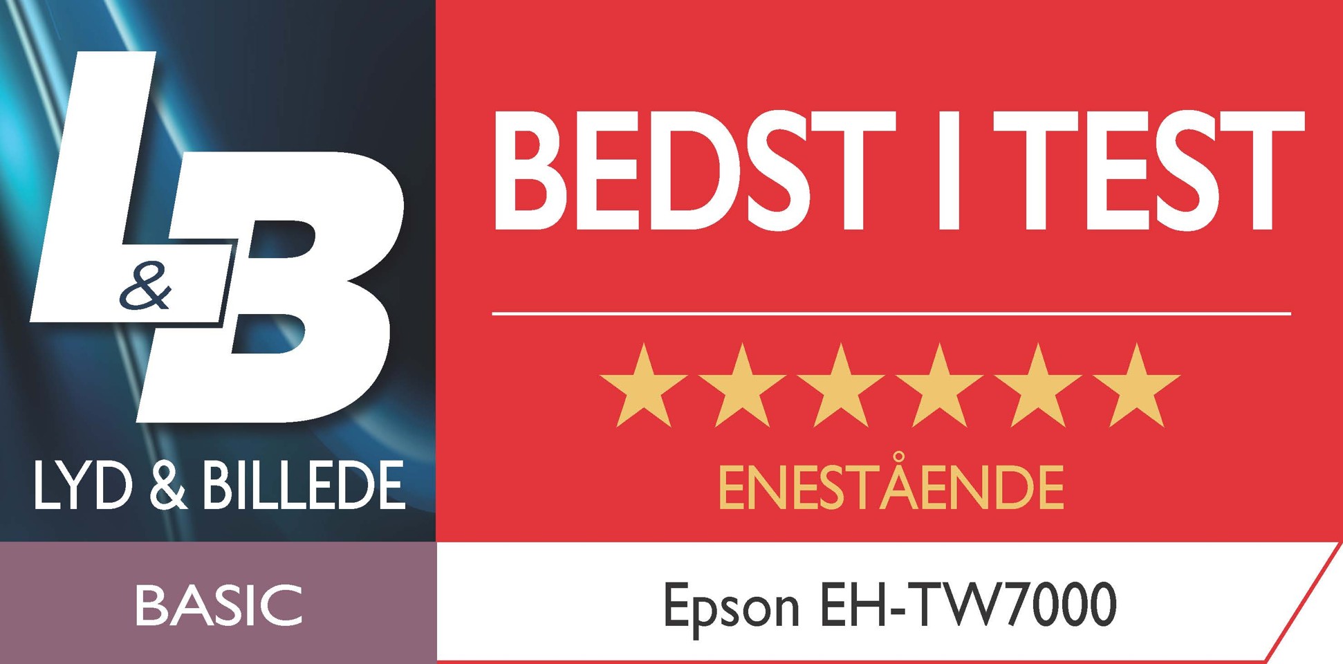 Epson EH-TW7000 4K PRO UHD projektor - Home Cinema
