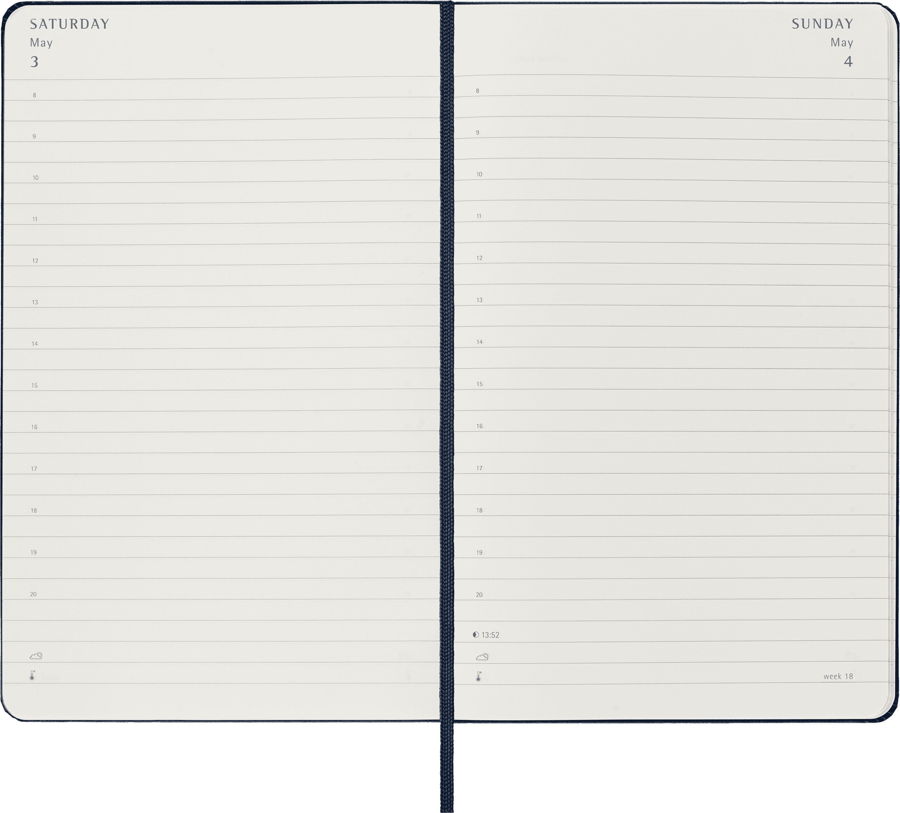 Classic Planner 2025 Large Daily, hard cover, 12 months