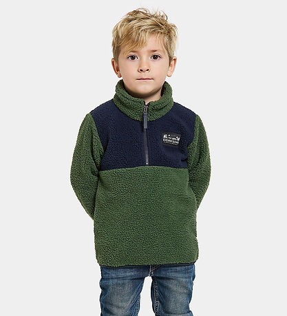 Didriksons Fleecejakke - Gosig - Pine Green
