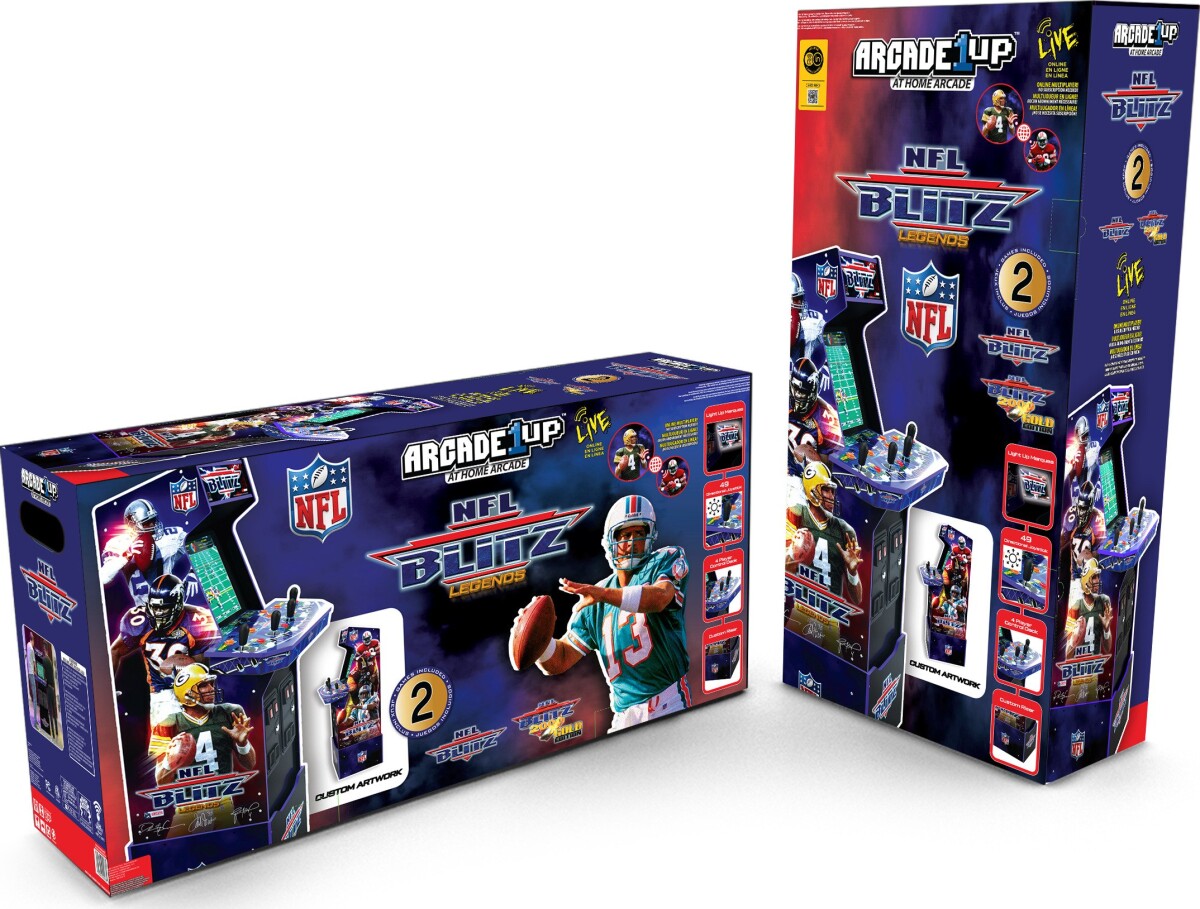 Arcade 1 Up - Nfl Blitz Legends Arkademaskine - 3 Spil