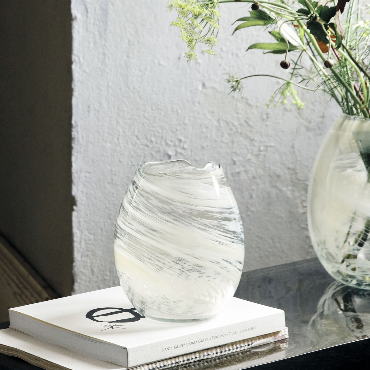 House Doctor - Vase - Jupiter - Glas - Lysegrøn - 20 CM