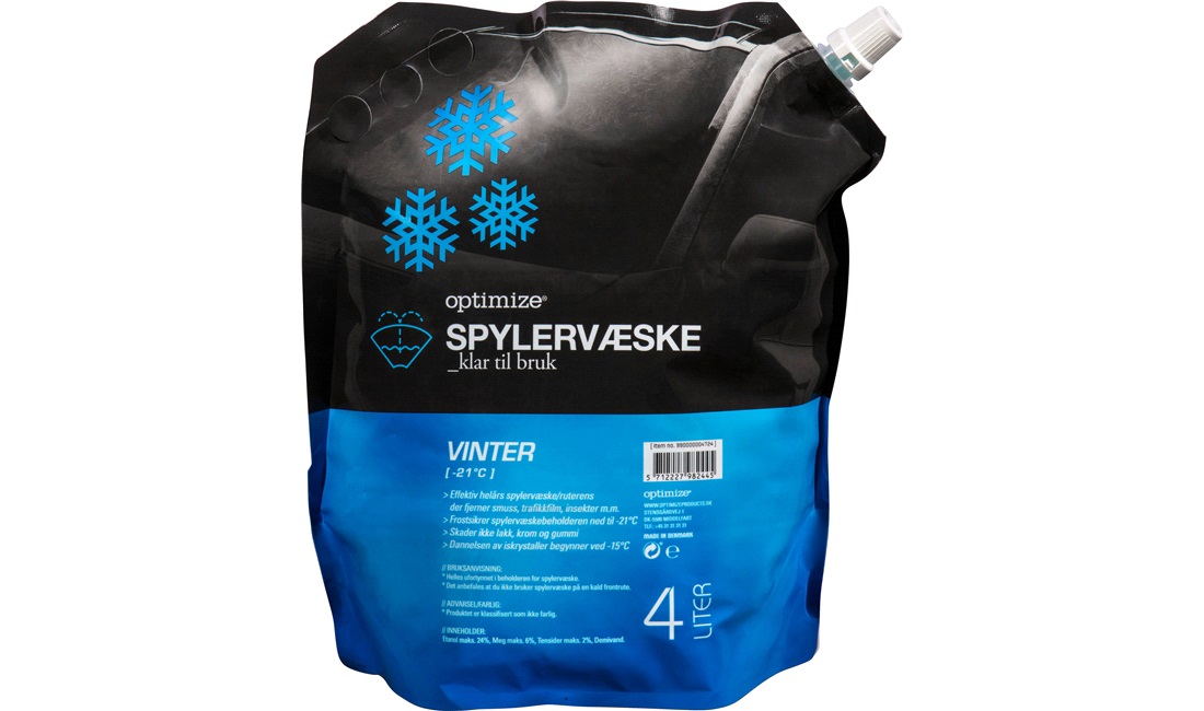 Sprinklervæske -21 grader 4 liter pose