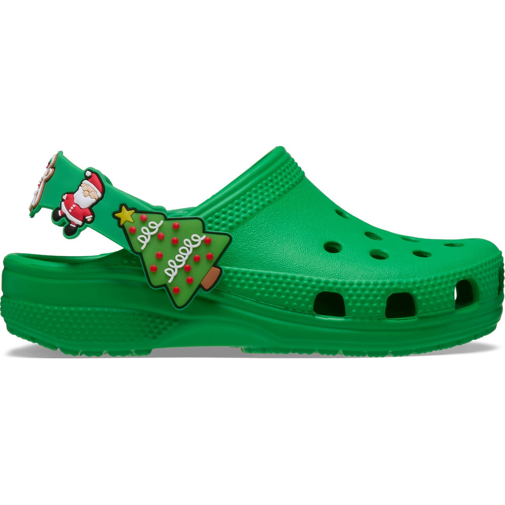 Køb Crocs Grass Green Classic Holiday Icons Lights