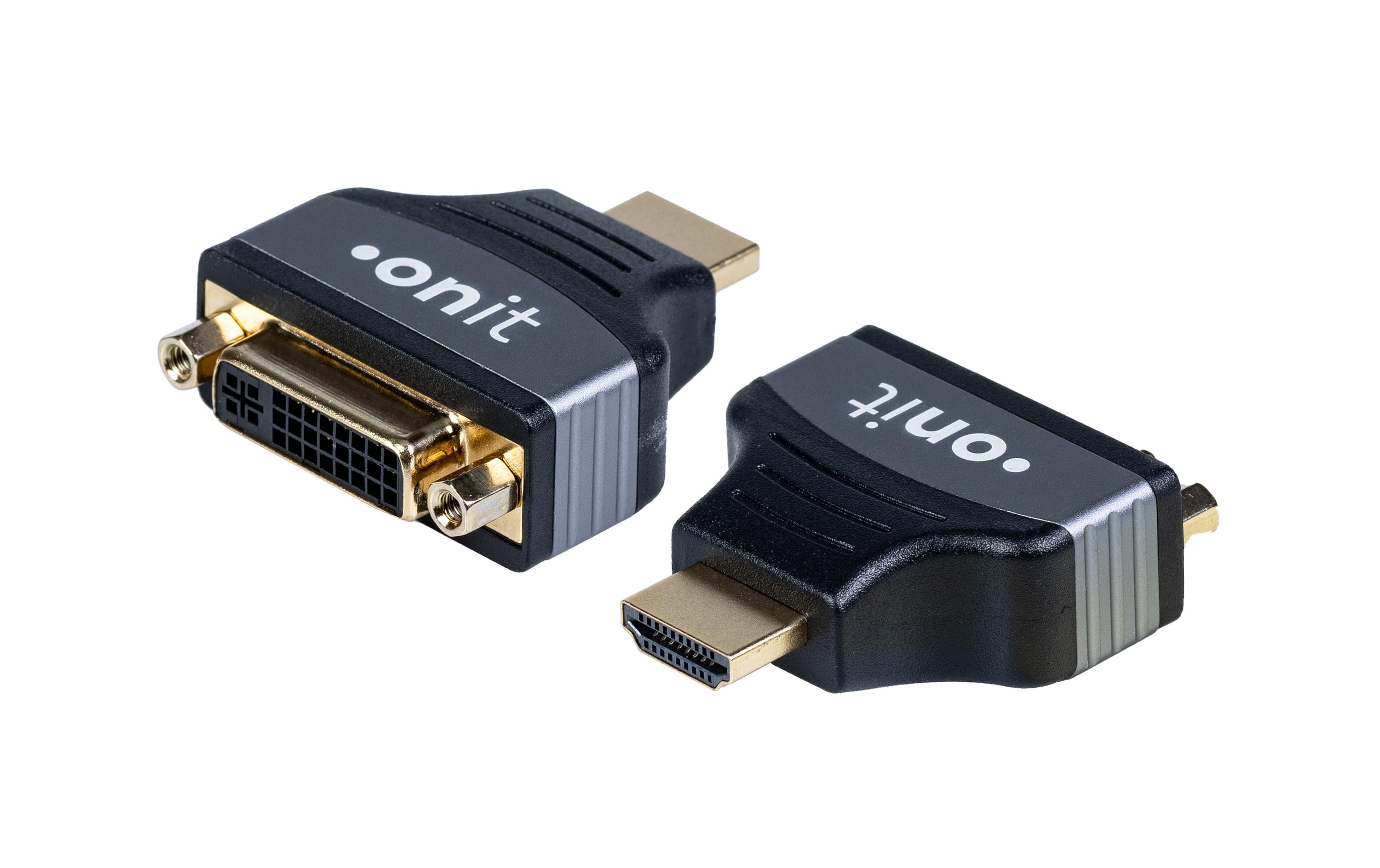 Adapter HDMI - DVI-D, 1 StückVideoadapter HDMI auf DVI-D
