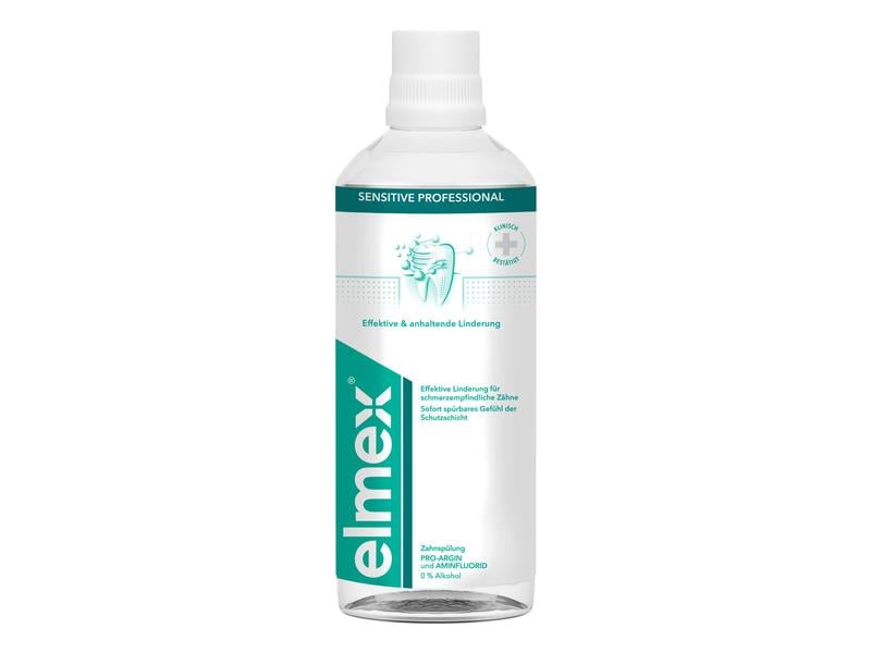 elmex Zahnspülung Sensitive Professional 400 ml Mundspülung für effektive & anhaltende Schmerzlinderung