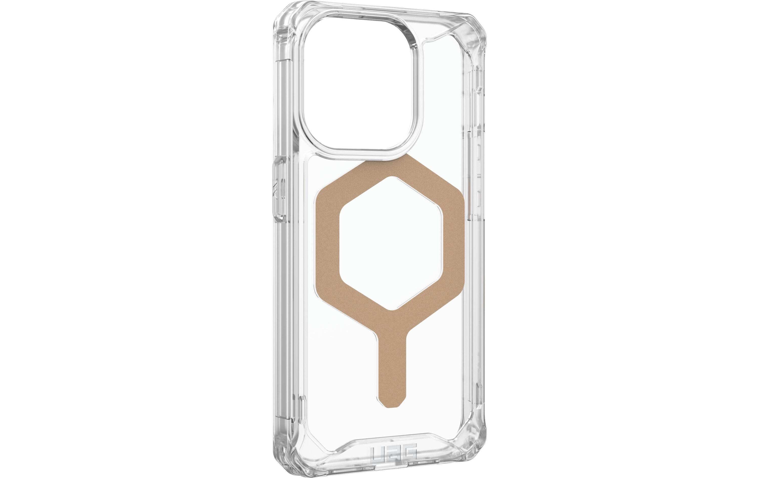 Back Cover Plyo MagSafe Apple iPhone 15 Pro Ice/GoldSchutzhülle für das Apple iPhone 15 Pro