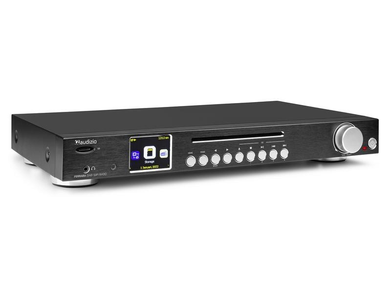 Audizio Radio-Tuner Ferrara Schwarz All-in-One-WLAN-Internetradio