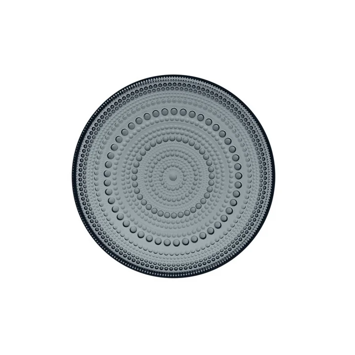 Iittala - Kastehelmi Teller, Ø 17 cm, dunkelgrau