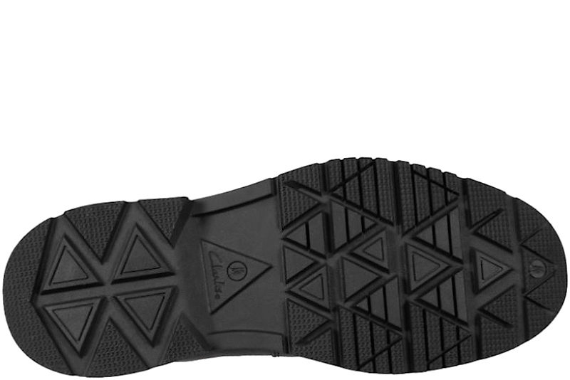 CLARKS - BADBURY EASY STØVLE I MØRKEBRUNT GLAT SKIND