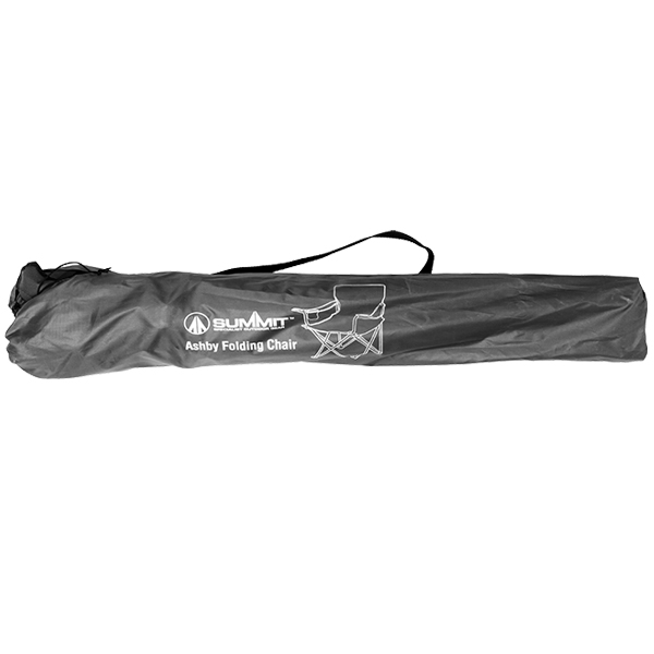 CAMPING ASHBY Stuhl - grau Bis 100kg, 64x58x60cm