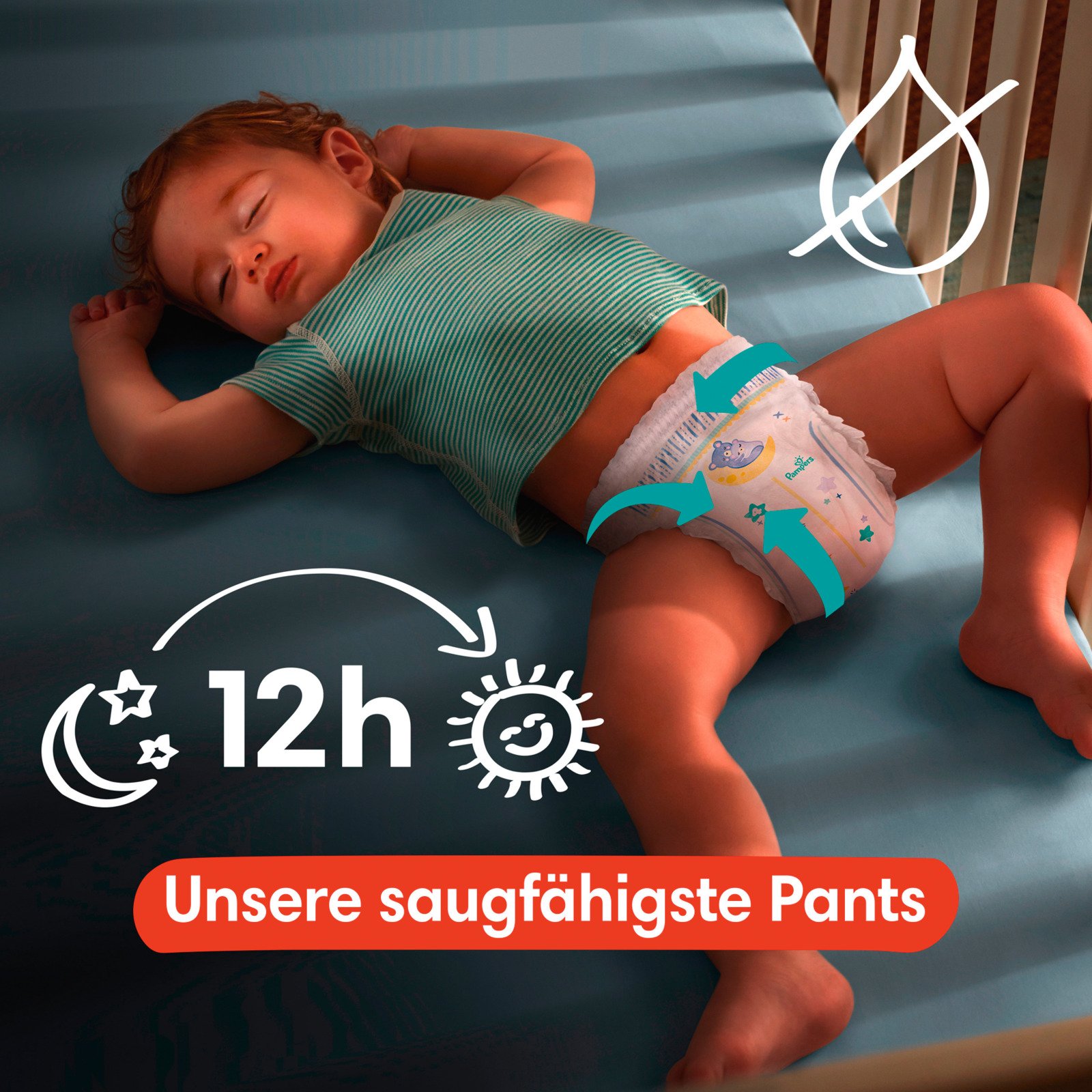 Pampers Baby-Dry Night Pants Grösse 6 Monatsbox 138 Windeln