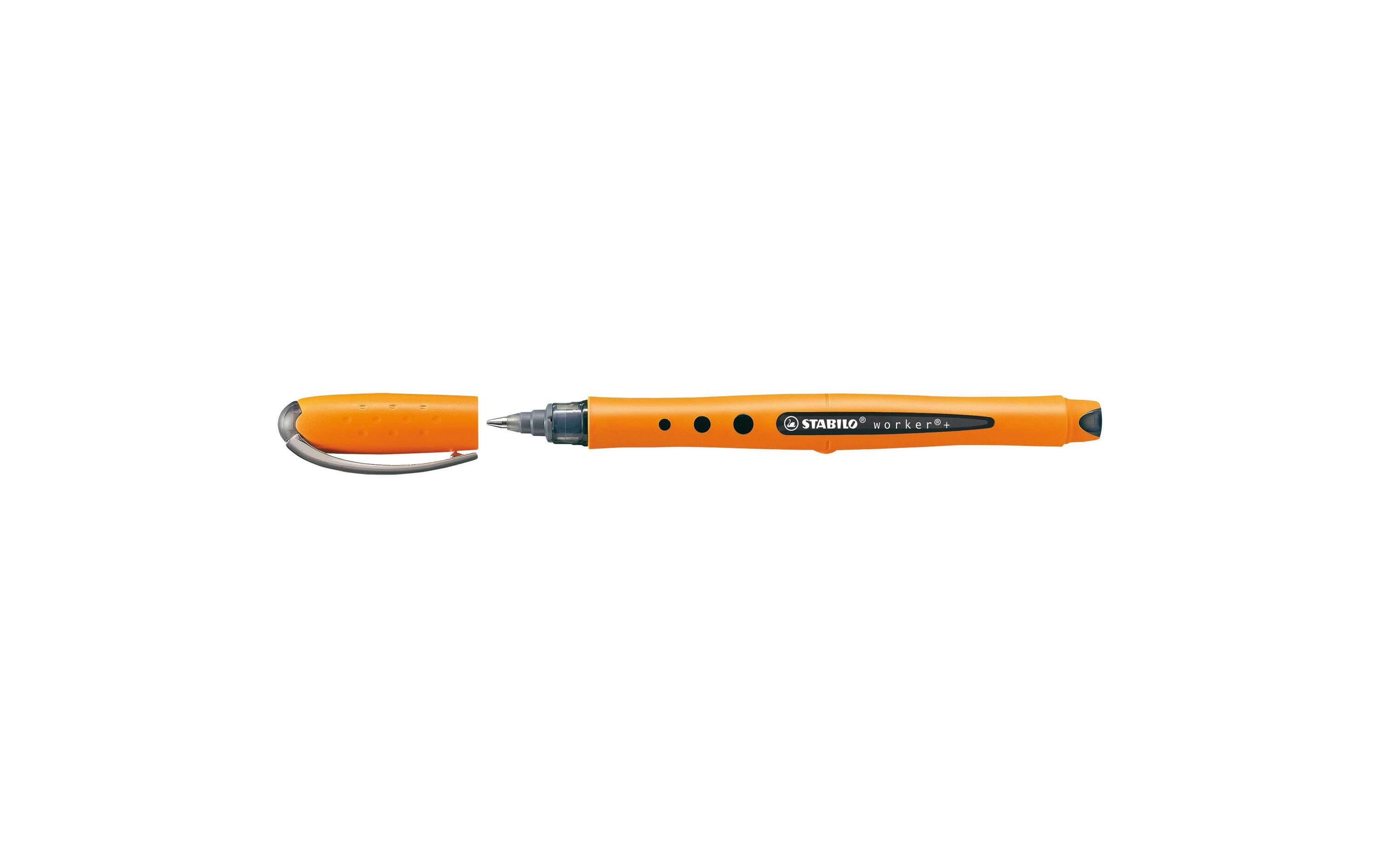 Rollerball Worker SchwarzTintenroller 0.5 mm mit Clip