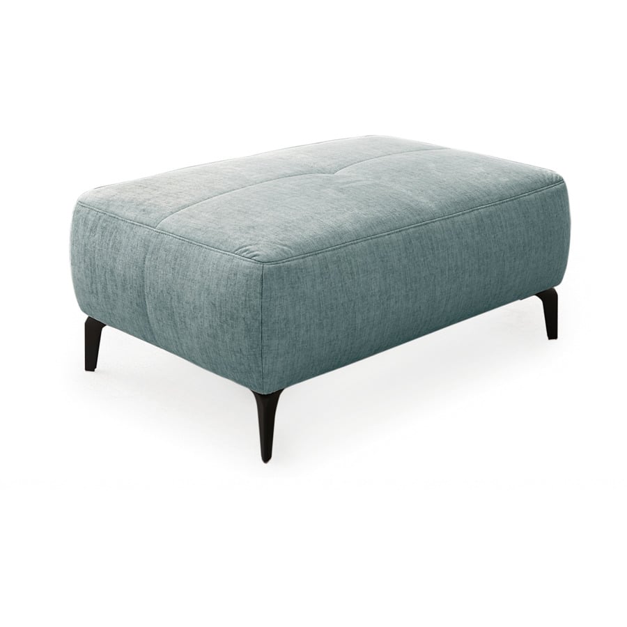 Hocker Glasgow Samtvelours dunkelgrau