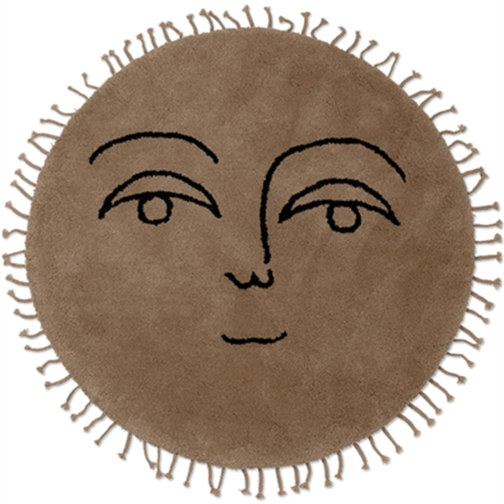 Sol Tufted Tæppe - Large Natural | Luksusbaby