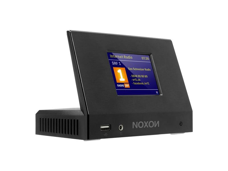 Noxon Radio-Tuner A120  Schwarz Netzwerk-Musik-Tuner für HiFi-Systeme