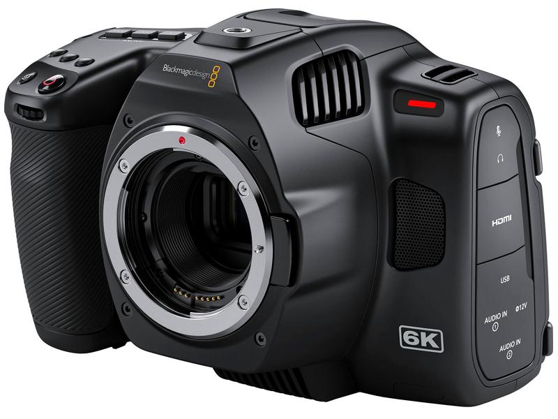 Blackmagic Design Pro Videokamera Pocket Cinema Camera 6K P Professionelle Pocket Camera mit 6K Bildqualität
