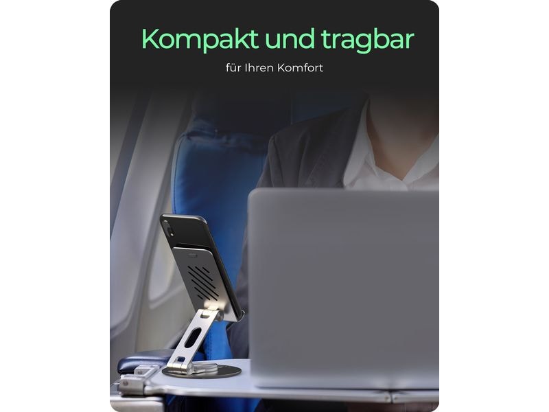 ICY BOX Halterung IB-TH201-R Tablet-Halterung mit flexiblem Winkel