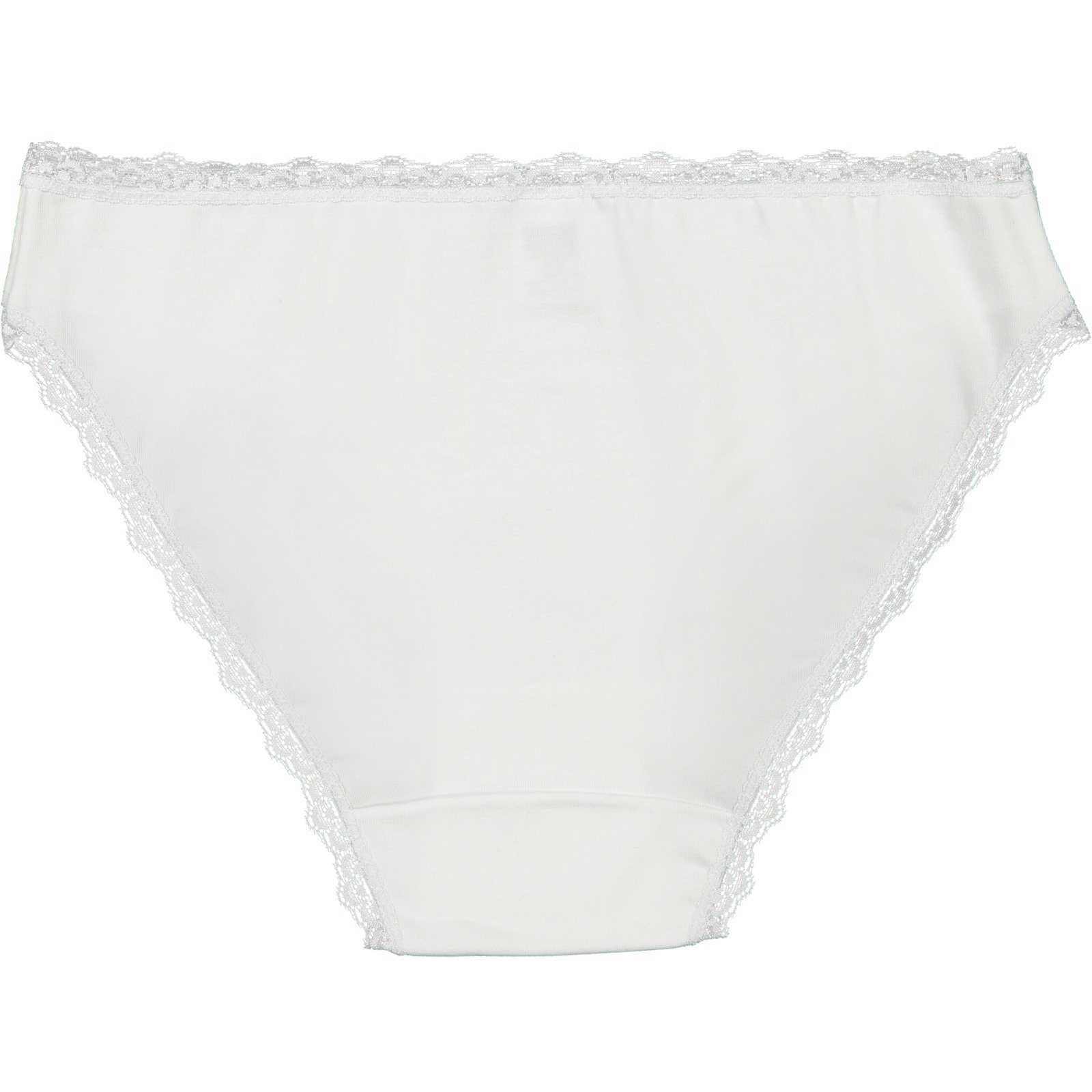 Damen-Slip Tai Spitze Bio, 5er-Pack M, weiss