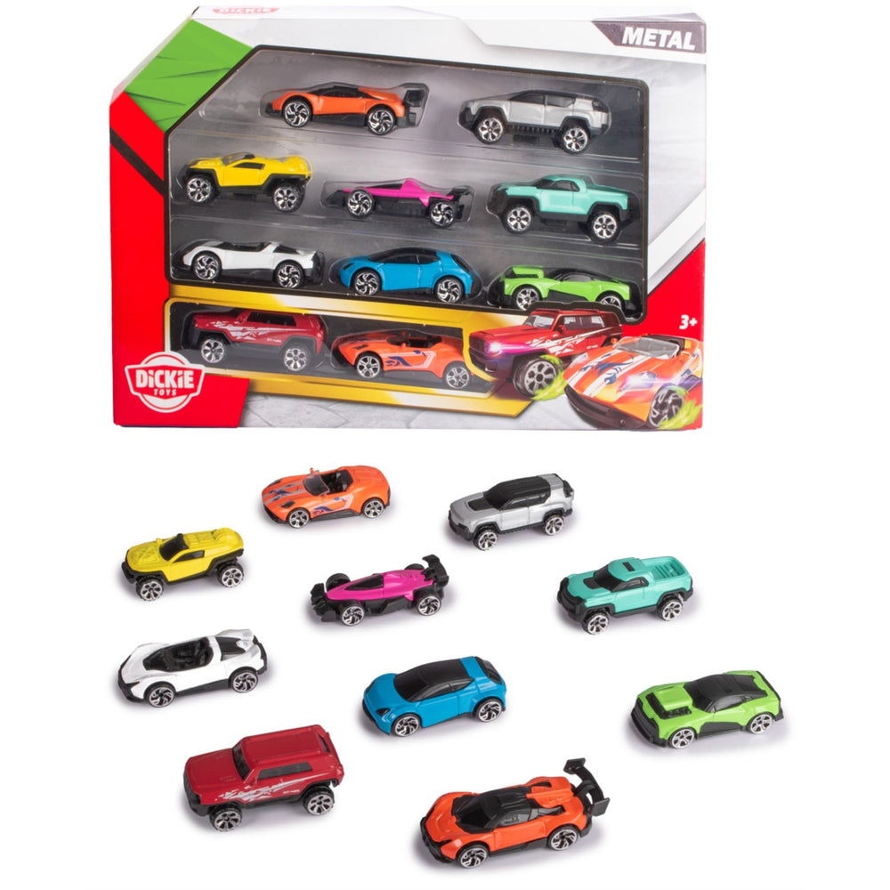 Køb Dickie Toys Die-cast Vehicles 10 Pack